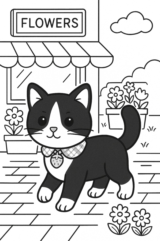 ココさんぬりえ初級編