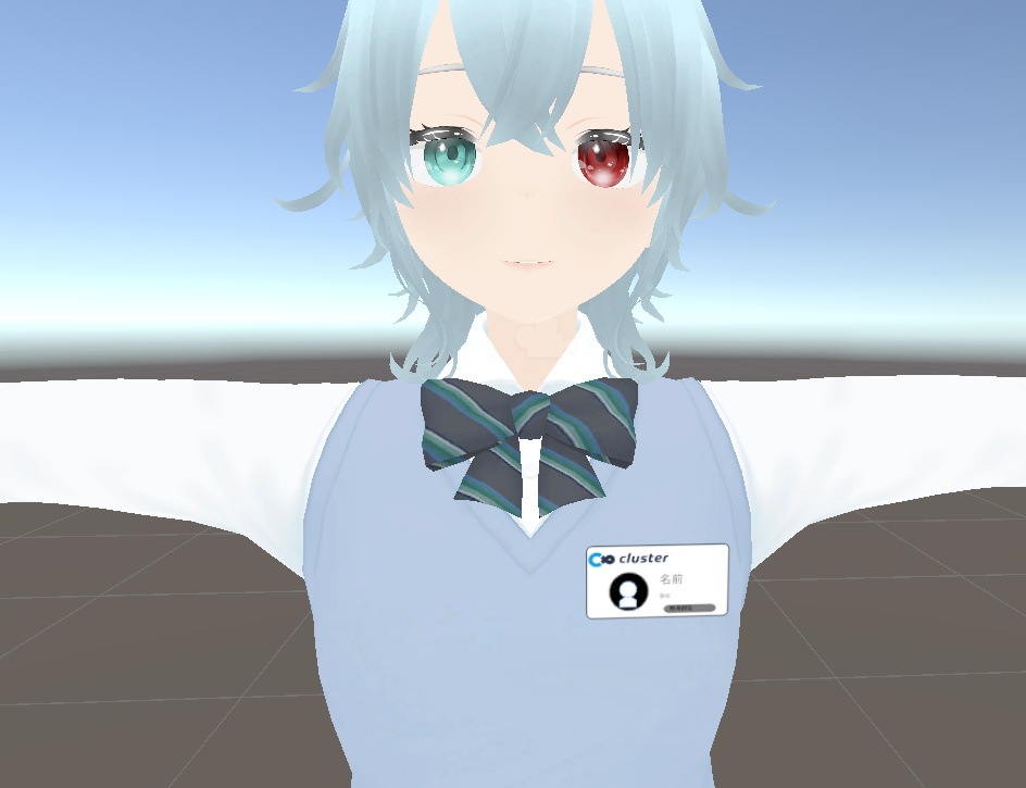 【無料】clusterユーザーであることをアピールするplane名札