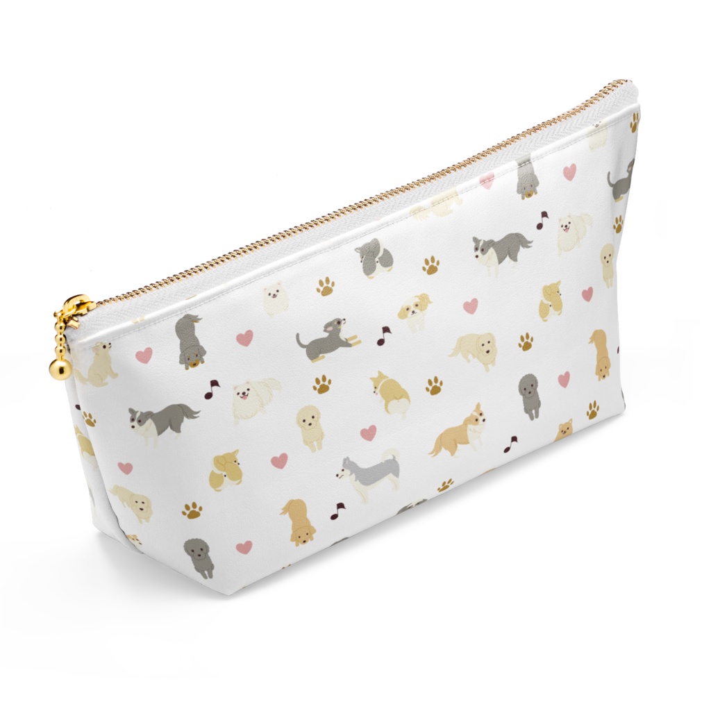 犬だらけポーチ(全3色)