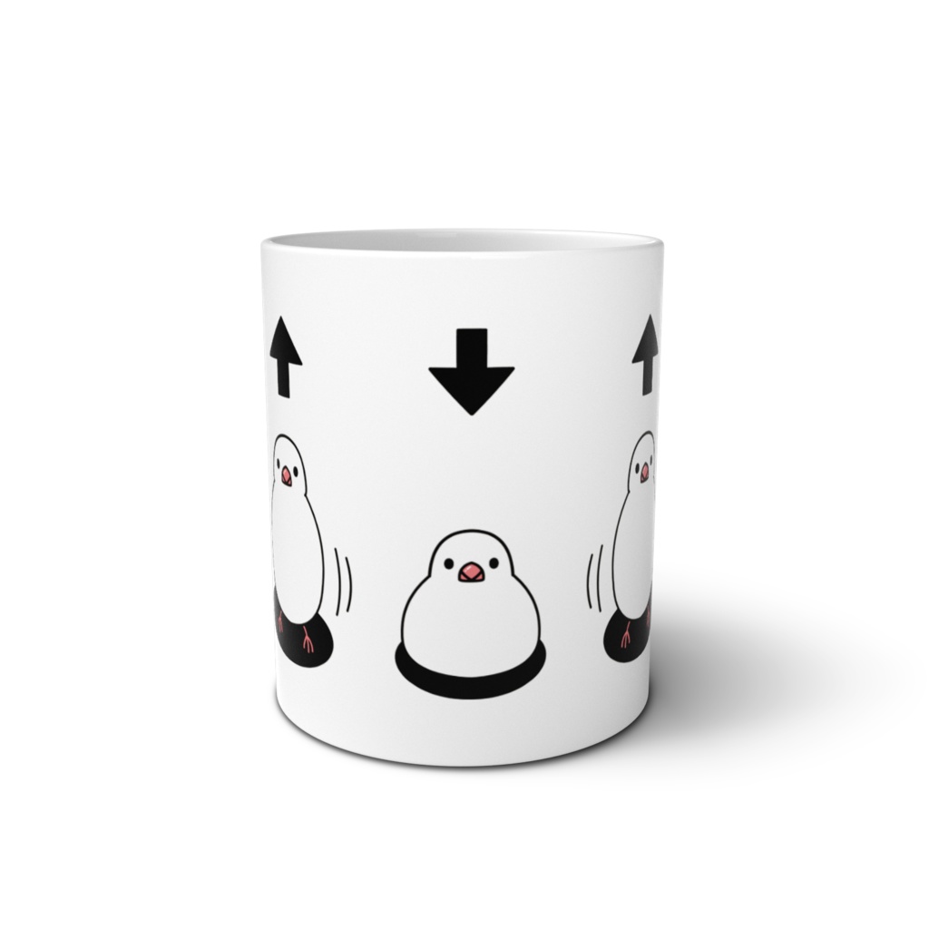 白文鳥・もち文鳥 マグカップ(全4種)