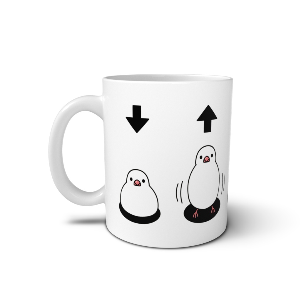 白文鳥・もち文鳥 マグカップ(全4種)