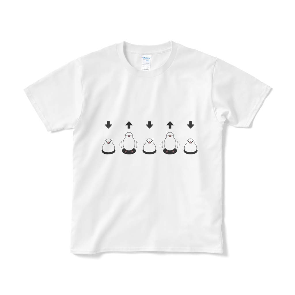 白文鳥・もち文鳥　オリジナルTシャツ短納期（全3色）
