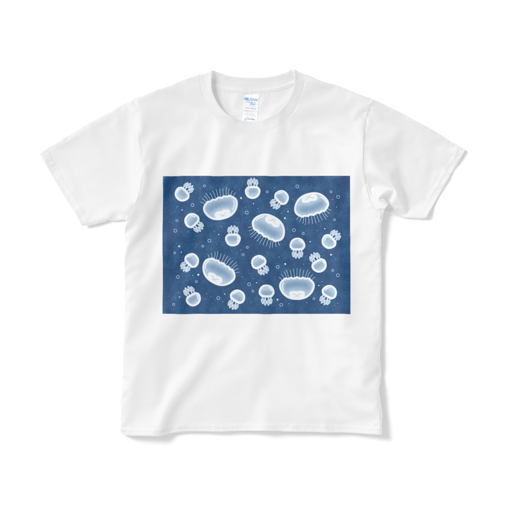 漂うクラゲA　オリジナルTシャツ短納期　白色
