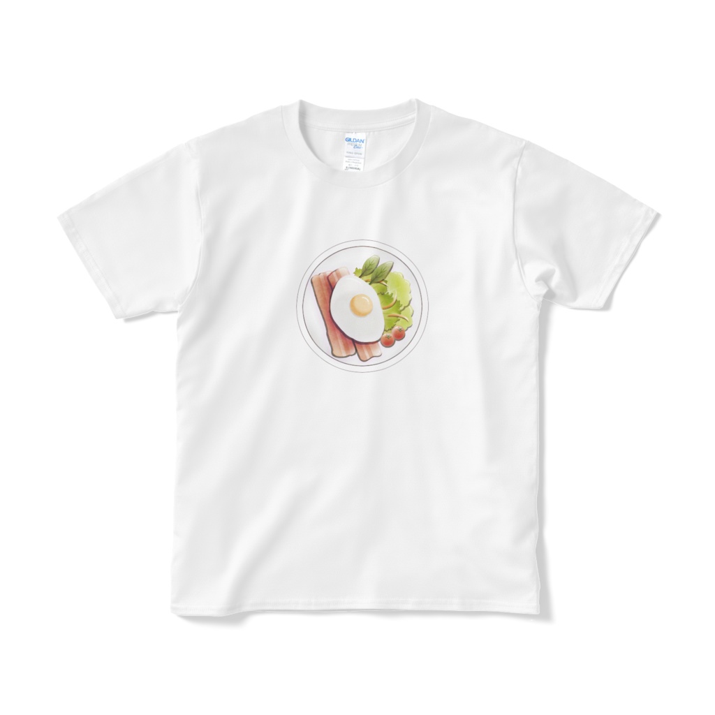 ベーコンエッグサラダ オリジナルTシャツ短納期(全3色)