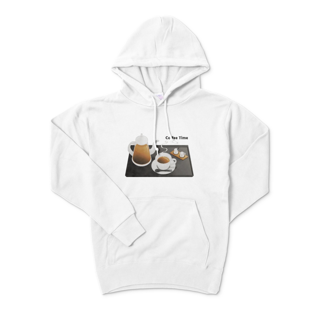 珈琲 プルパーカー(全4色)