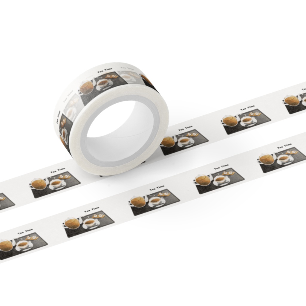 紅茶　マスキングテープ（全2色）