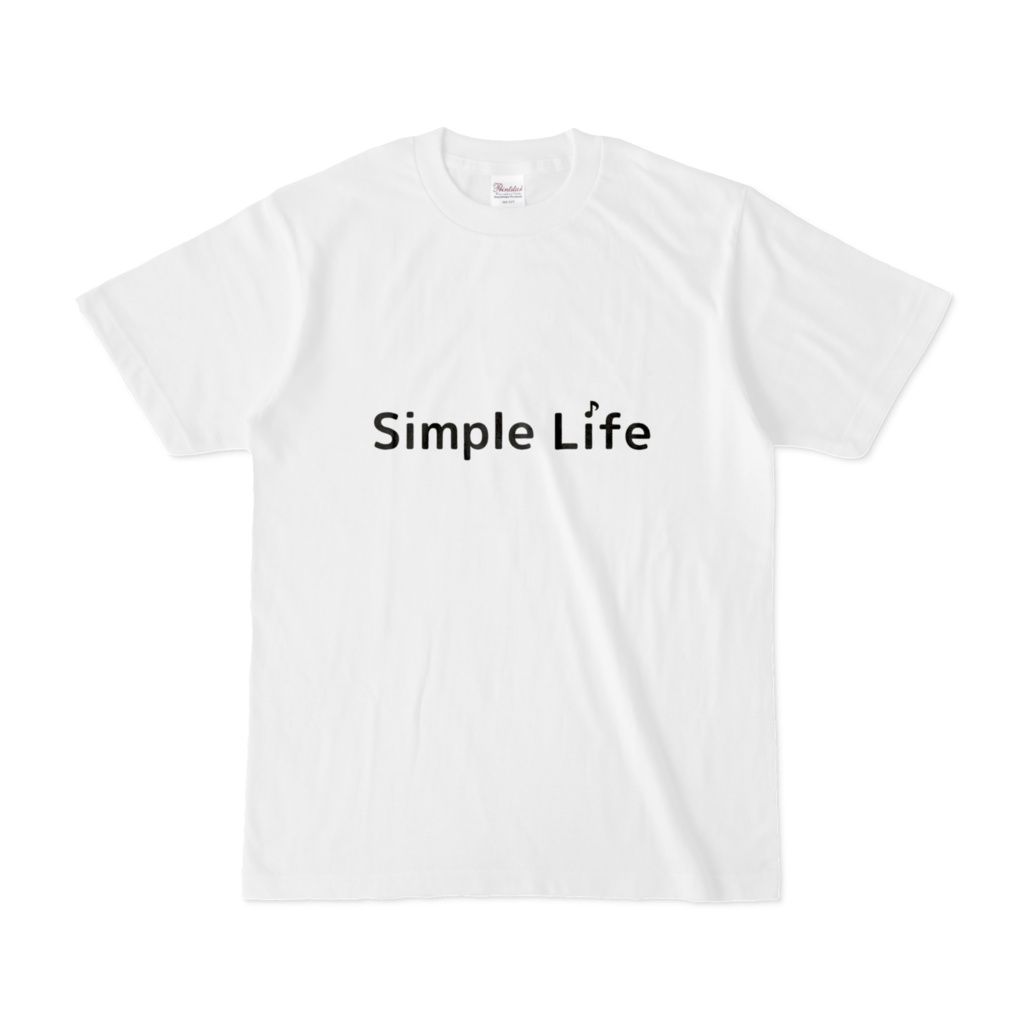 Simple Life　オリジナルTシャツ♪　白色（ホワイト）