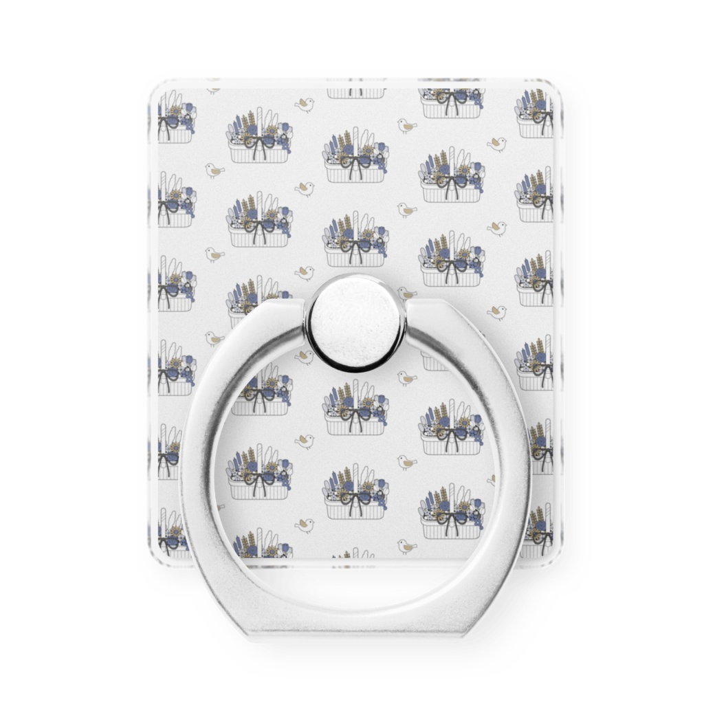 フラワーバスケットB スマホリング(全6種)