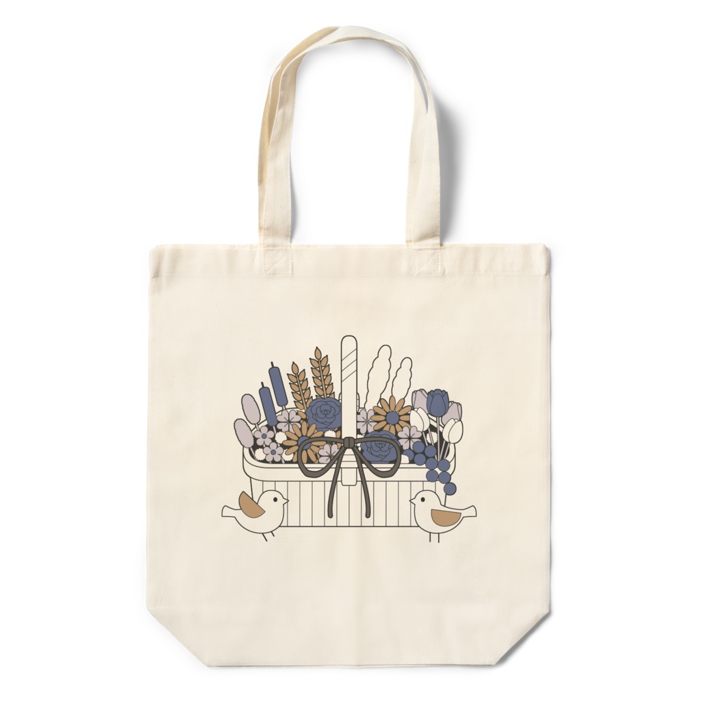 フラワーバスケットA　エコバッグ