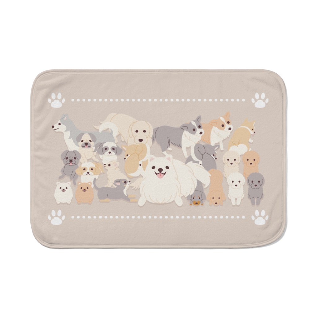 犬だらけ❤ブランケットB（全2色）