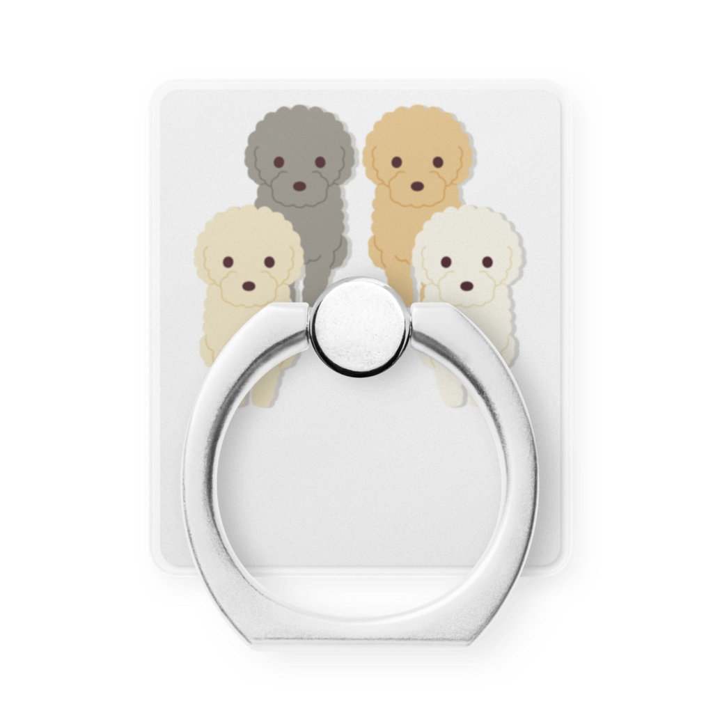 犬❤スマホリング　トイプードル