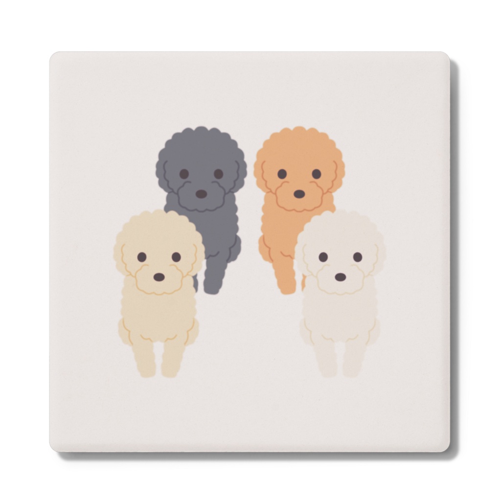 犬❤コースター トイプードル (全4種)