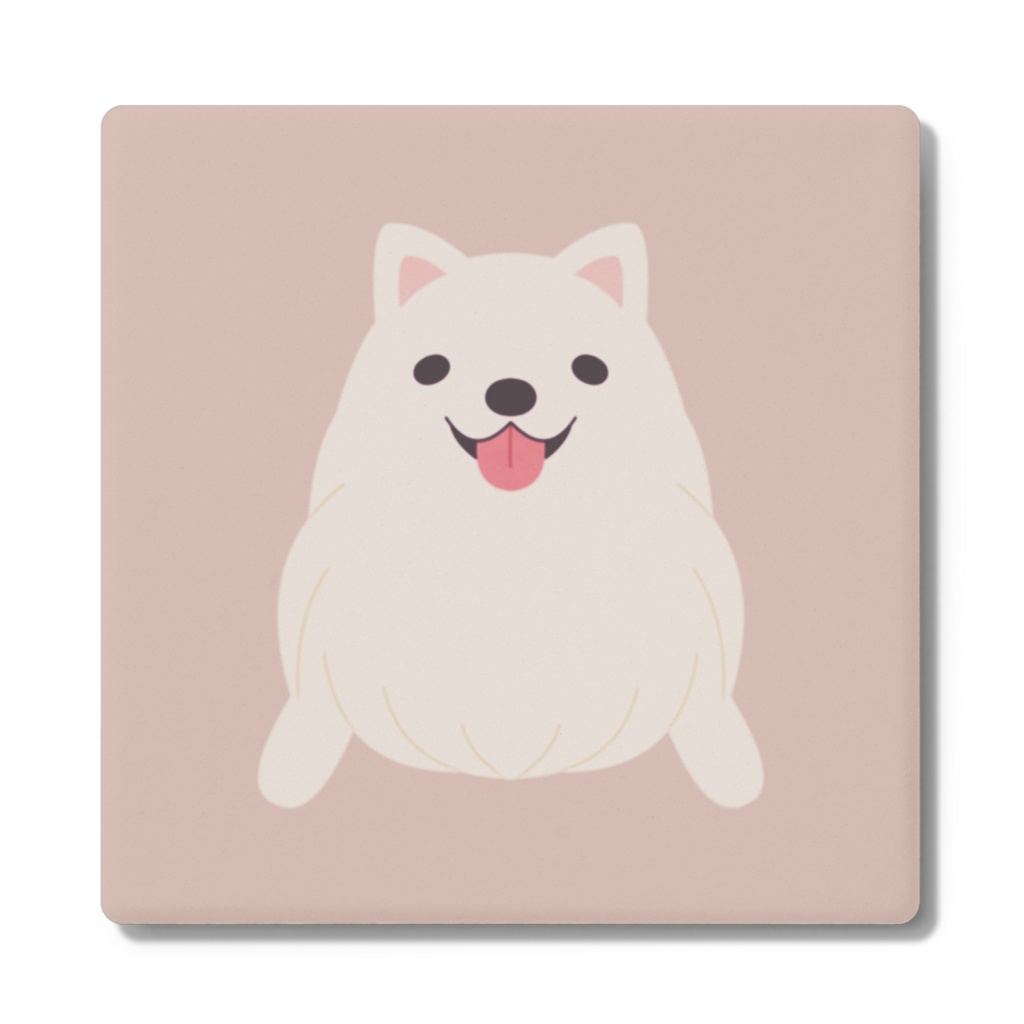 犬❤コースター サモエド (全4種)