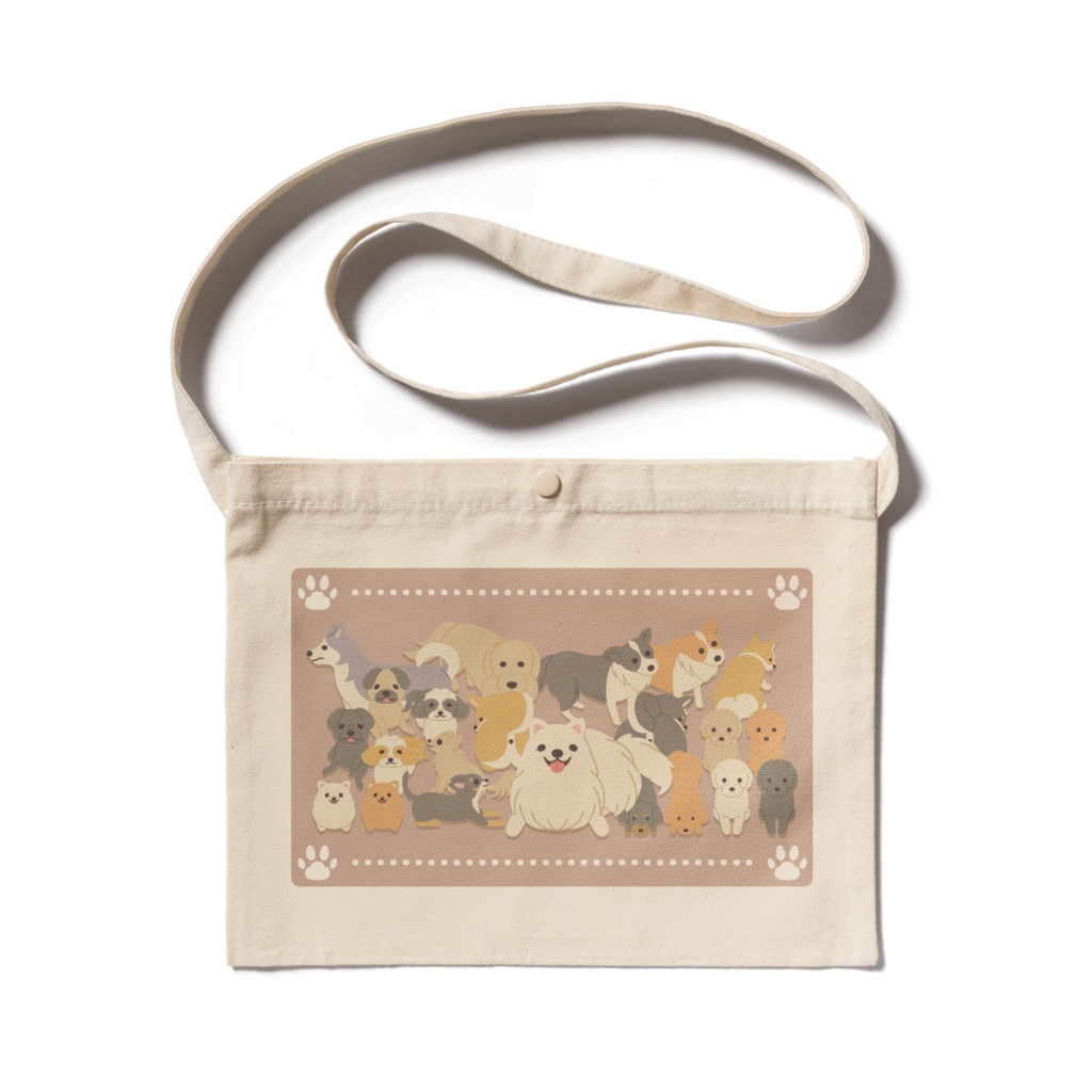 犬だらけ❤サコッシュB（全6種）