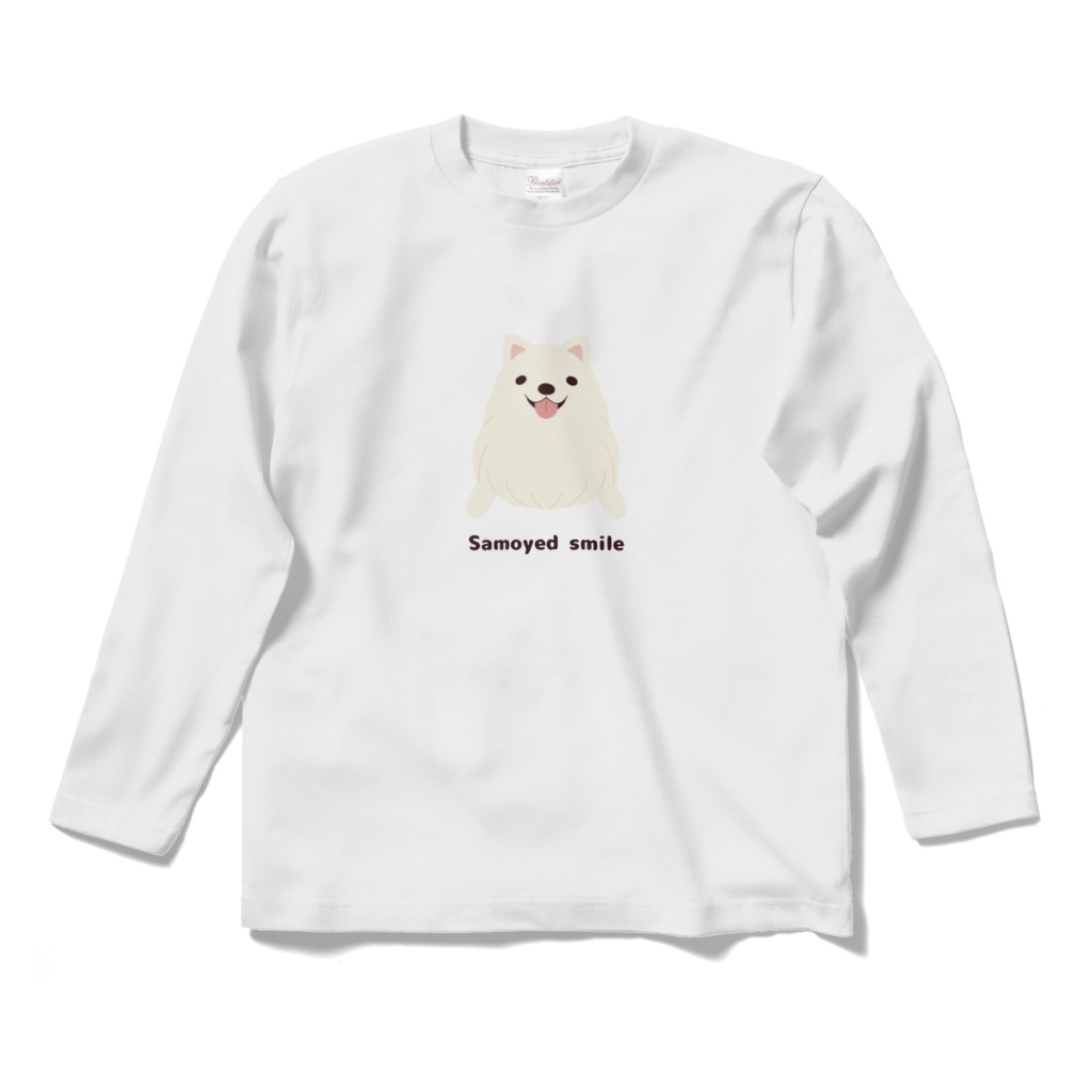 犬❤ロングスリーブTシャツ　サモエド（全8色）