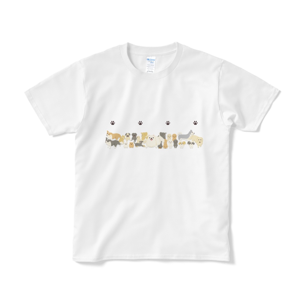 犬だらけ❤Tシャツ短納期B（全3色）