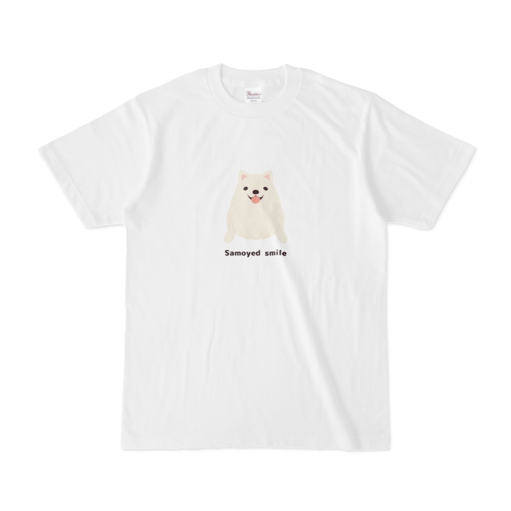 犬❤Tシャツ サモエド 白(ホワイト)