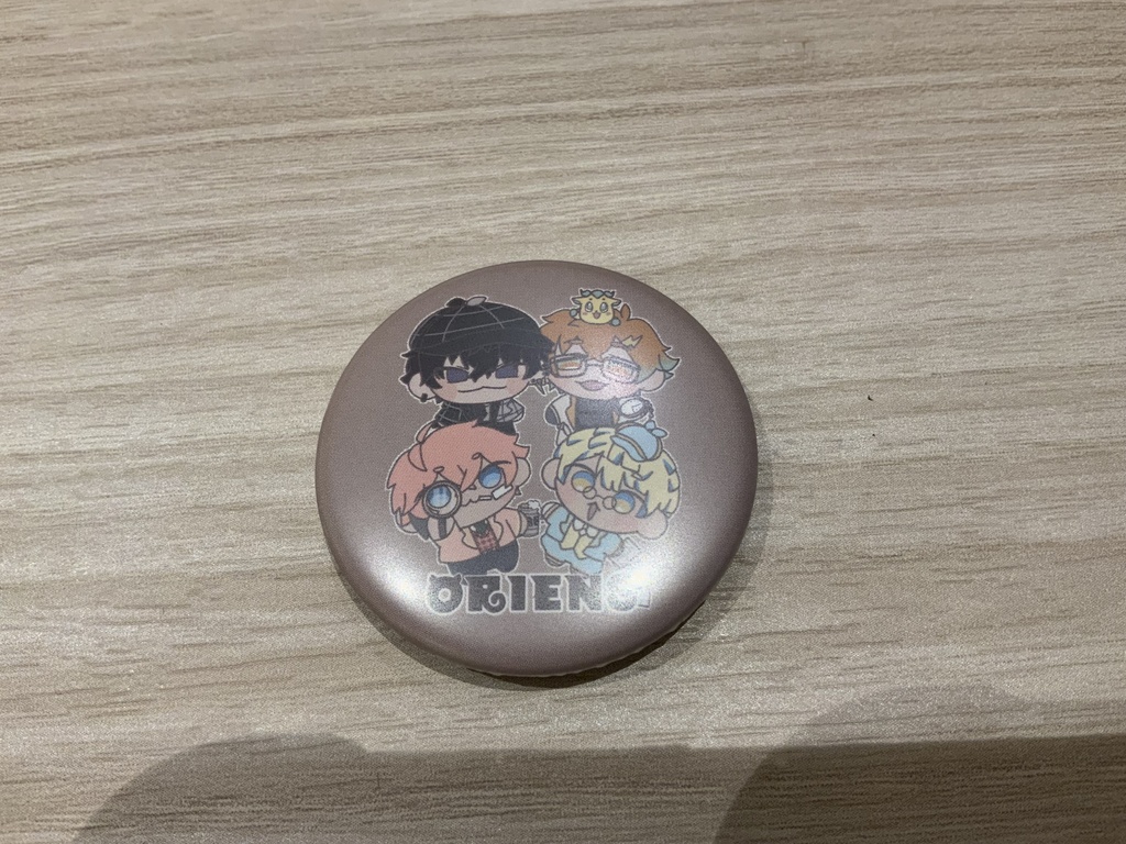 『非公式』Detectives and ORIENS アクキー&缶バッジ