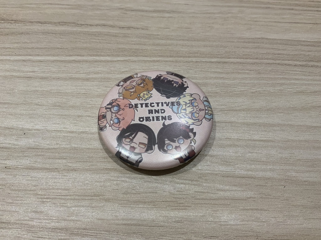 『非公式』Detectives and ORIENS アクキー&缶バッジ