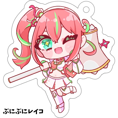 1周年記念　持駒レイコアクリルキーホルダー