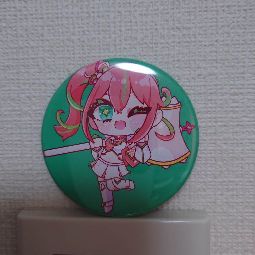 1周年記念 持駒レイコ缶バッチ