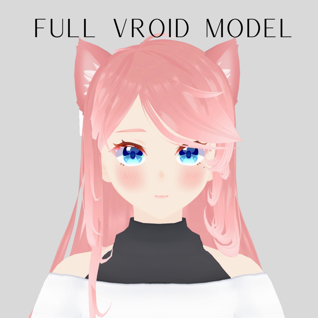 Free Catgirl Vroid/Vtuber Models 7 Colors - KITTY KOLLECTION
