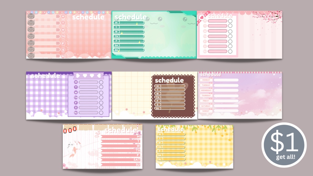 Stream Schedule 配信スケジュールブイチューバー