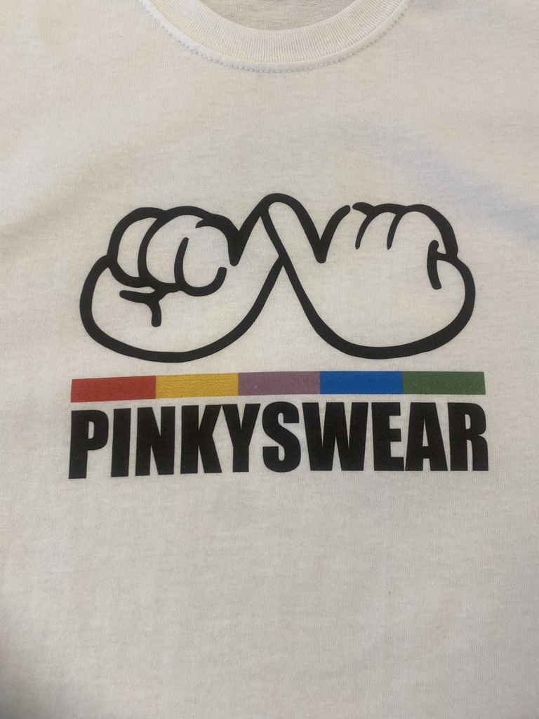 カラーライン ロゴTシャツ