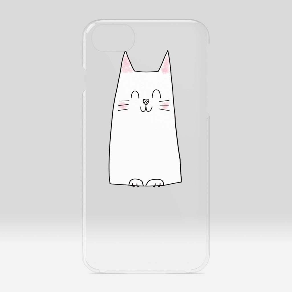 にこにこ♡猫さんクリアケース