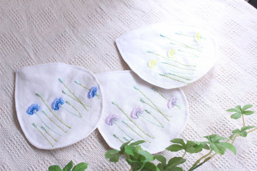 しずくのコースター：ボタニカル