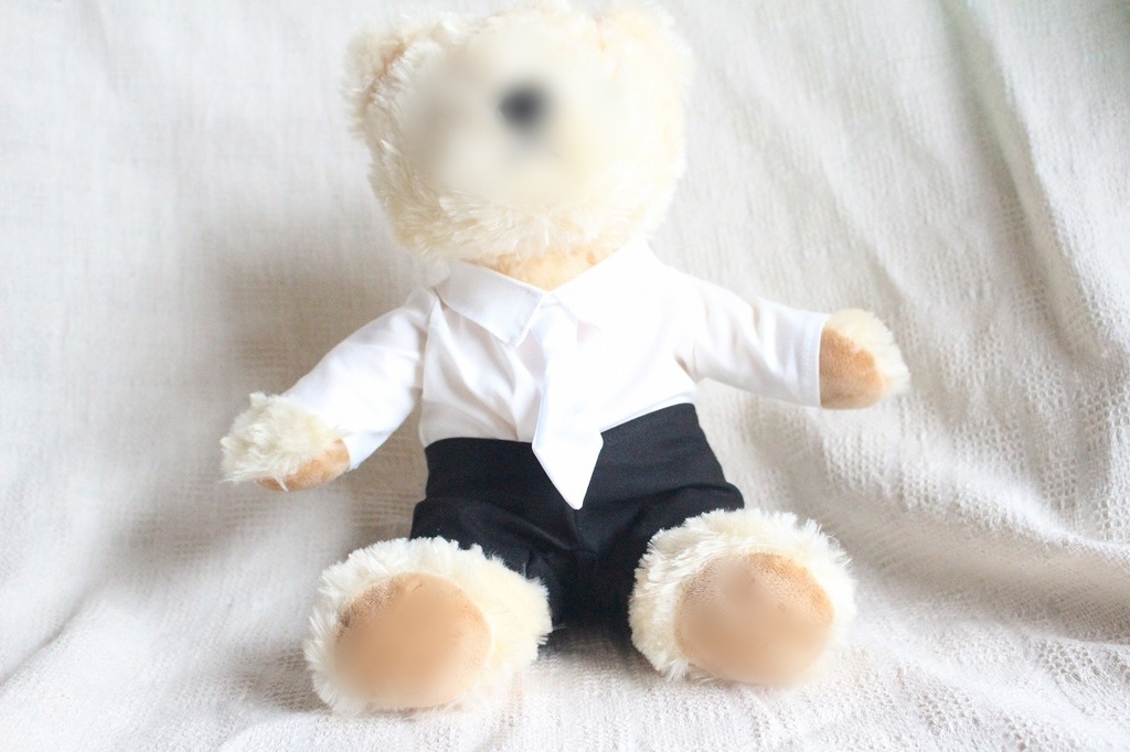 ぬいお洋服礼服セット