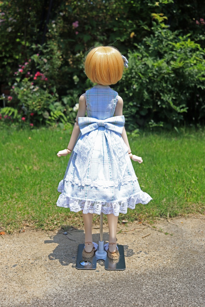 ※展示のみ※(再販不可)【DD・DDS】オープンカラー・ノースリーブのサマーワンピース<送料込み>