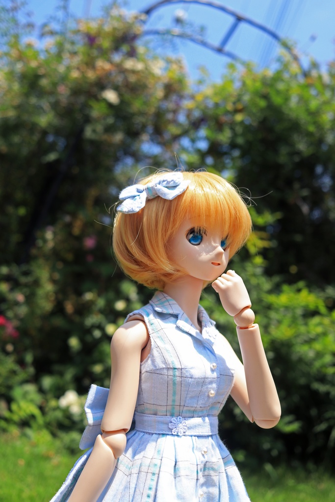 ※展示のみ※(再販不可)【DD・DDS】オープンカラー・ノースリーブのサマーワンピース<送料込み>