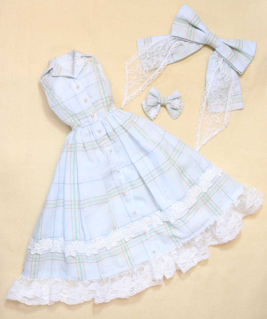 ※展示のみ※(再販不可)【DD・DDS】オープンカラー・ノースリーブのサマーワンピース<送料込み>