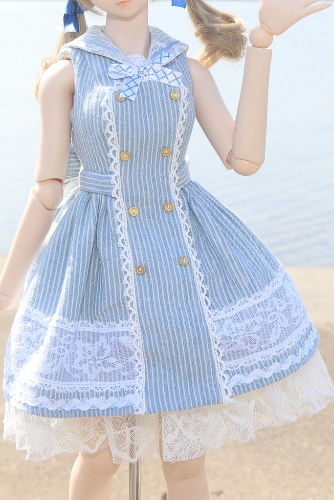 ※販売終了※(個別受注のみ可)【DD・DDP・MDD】マリンワンピースセット<送料無料>