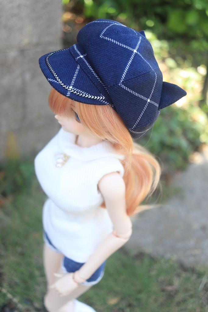 ※展示のみ※(再販不可)【DD・MDD】ねこみみキャスケット<送料無料>