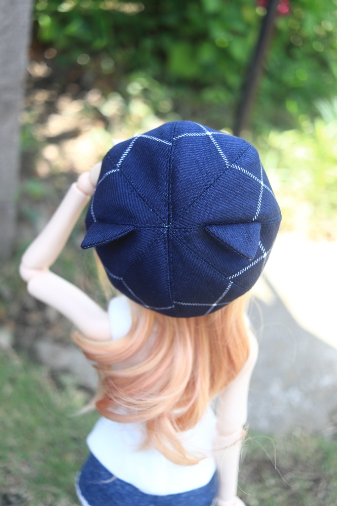 ※展示のみ※(再販不可)【DD・MDD】ねこみみキャスケット<送料無料>