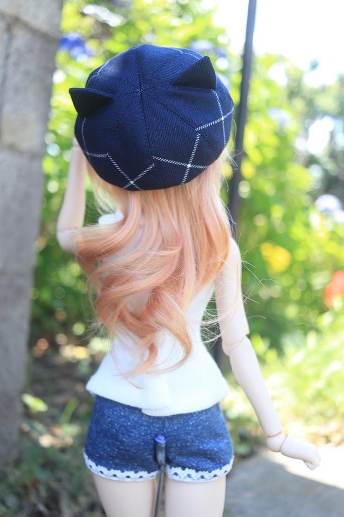 ※展示のみ※(再販不可)【DD・MDD】ねこみみキャスケット<送料無料>