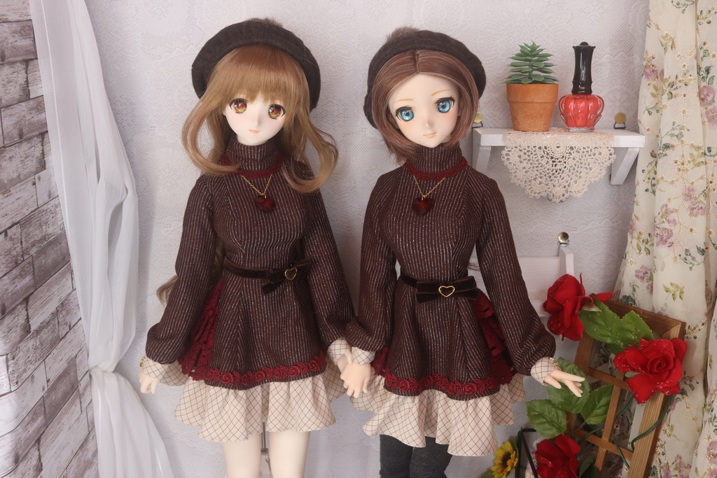 ※展示のみ※(再販不可)　☆2着限定☆【DDdy・DD(L胸)】チョコレートワンピースセット＜送料無料＞　