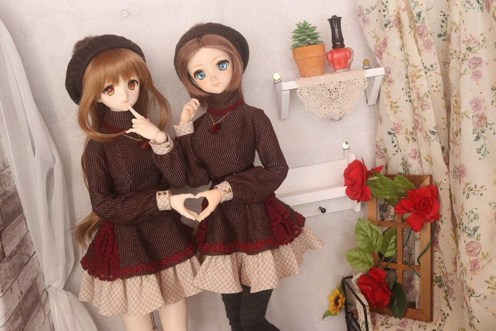 ※展示のみ※(再販不可)　☆2着限定☆【DDdy・DD(L胸)】チョコレートワンピースセット＜送料無料＞　
