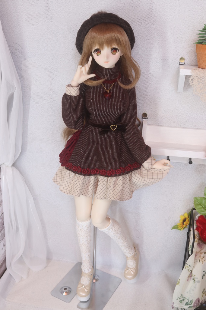 ※展示のみ※(再販不可)　☆2着限定☆【DDdy・DD(L胸)】チョコレートワンピースセット＜送料無料＞　