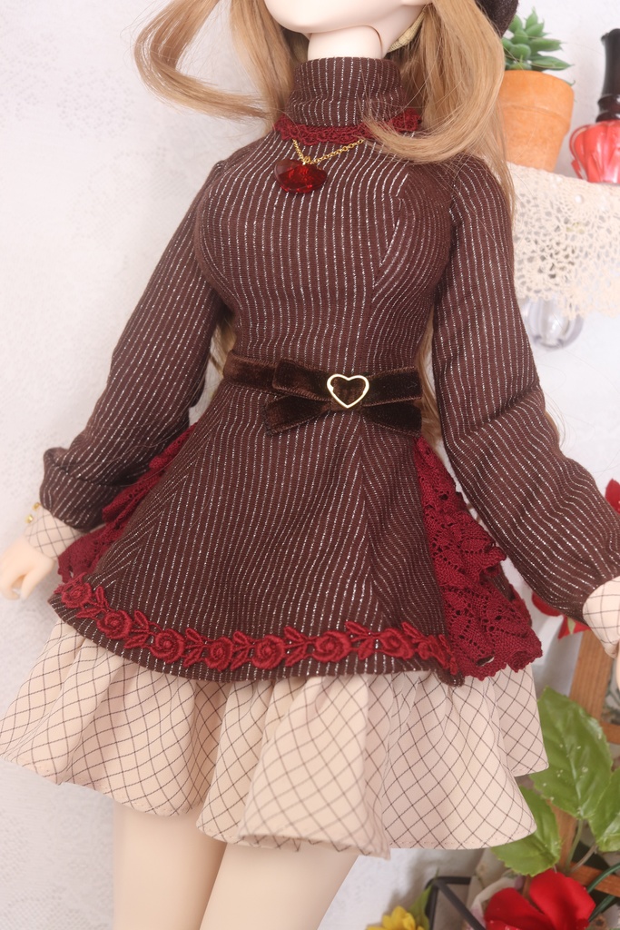 ※展示のみ※(再販不可)　☆2着限定☆【DDdy・DD(L胸)】チョコレートワンピースセット＜送料無料＞　
