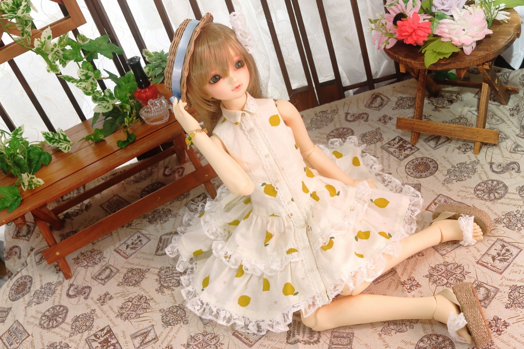 ※販売終了※(個別受注のみ可)【SD・DD(M胸)】レモンワンピースセット〈送料無料※クリックポスト〉