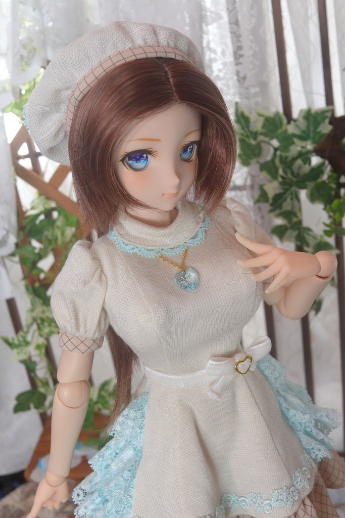 ※展示のみ※(再販不可)【DDdy・DD(L胸)】ホワイトチョコレートワンピースセット<送料無料>