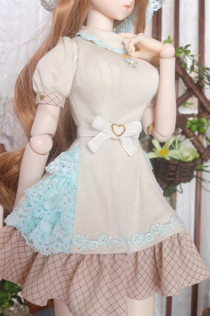 ※展示のみ※(再販不可)【DDdy・DD(L胸)】ホワイトチョコレートワンピースセット<送料無料>