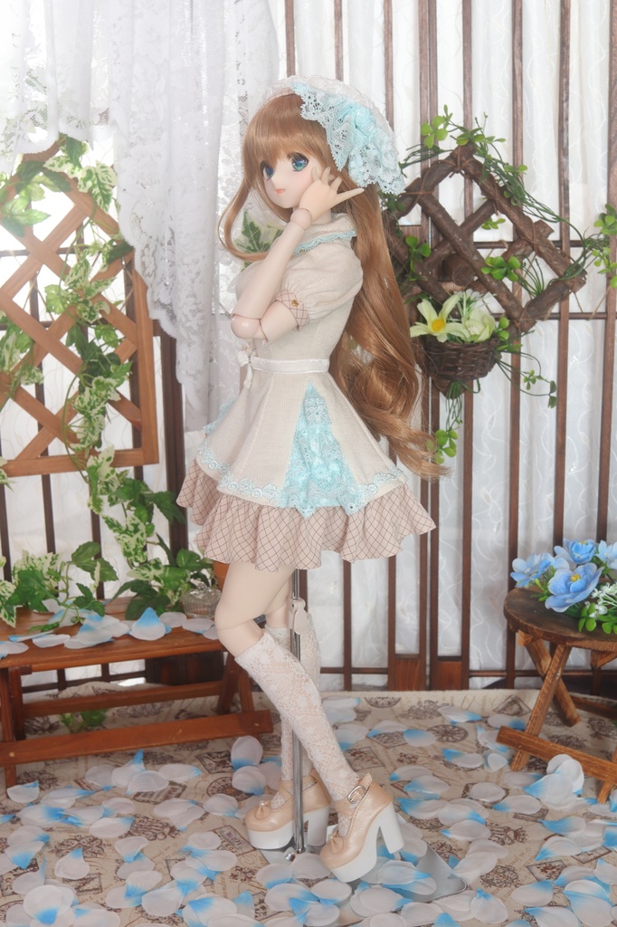 ※展示のみ※(再販不可)【DDdy・DD(L胸)】ホワイトチョコレートワンピースセット<送料無料>