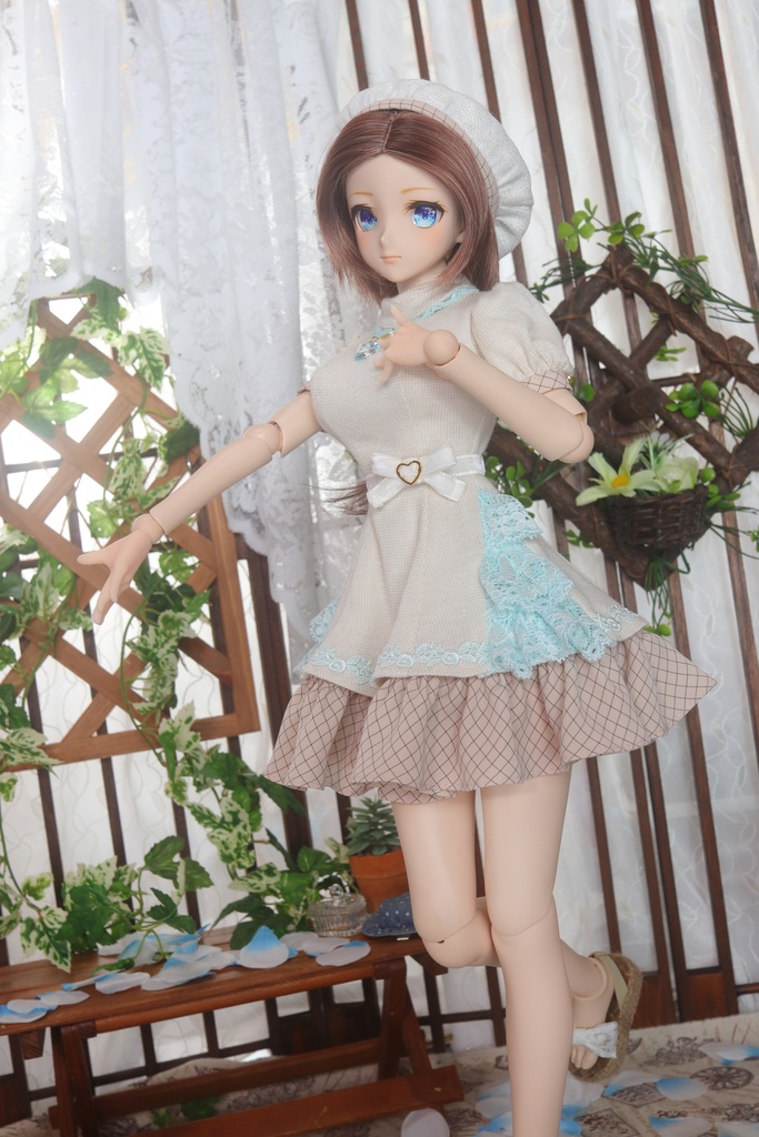 ※展示のみ※(再販不可)【DDdy・DD(L胸)】ホワイトチョコレートワンピースセット<送料無料>