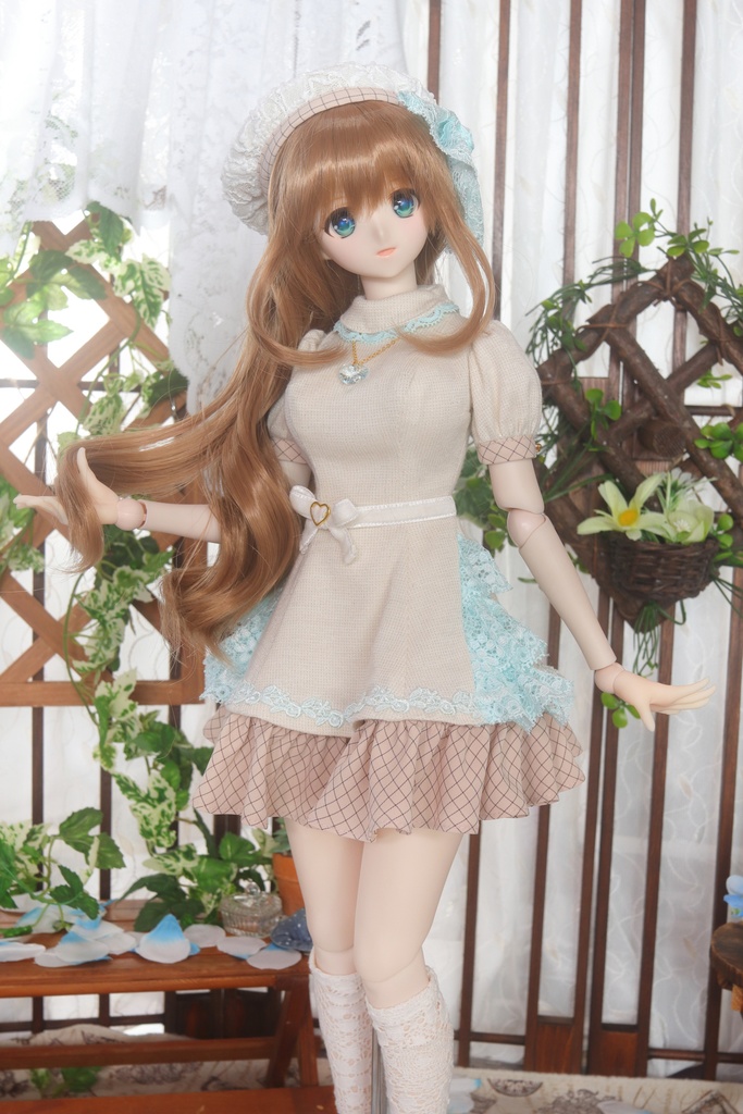 ※展示のみ※(再販不可)【DDdy・DD(L胸)】ホワイトチョコレートワンピースセット<送料無料>