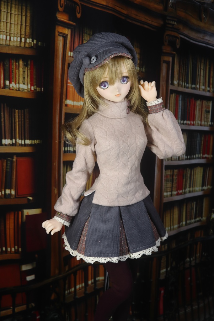 ※展示のみ※(再販不可) 【DD・DDdy等】2022AWねこみみキャスケット&トータルコーディネートセット<送料無料>