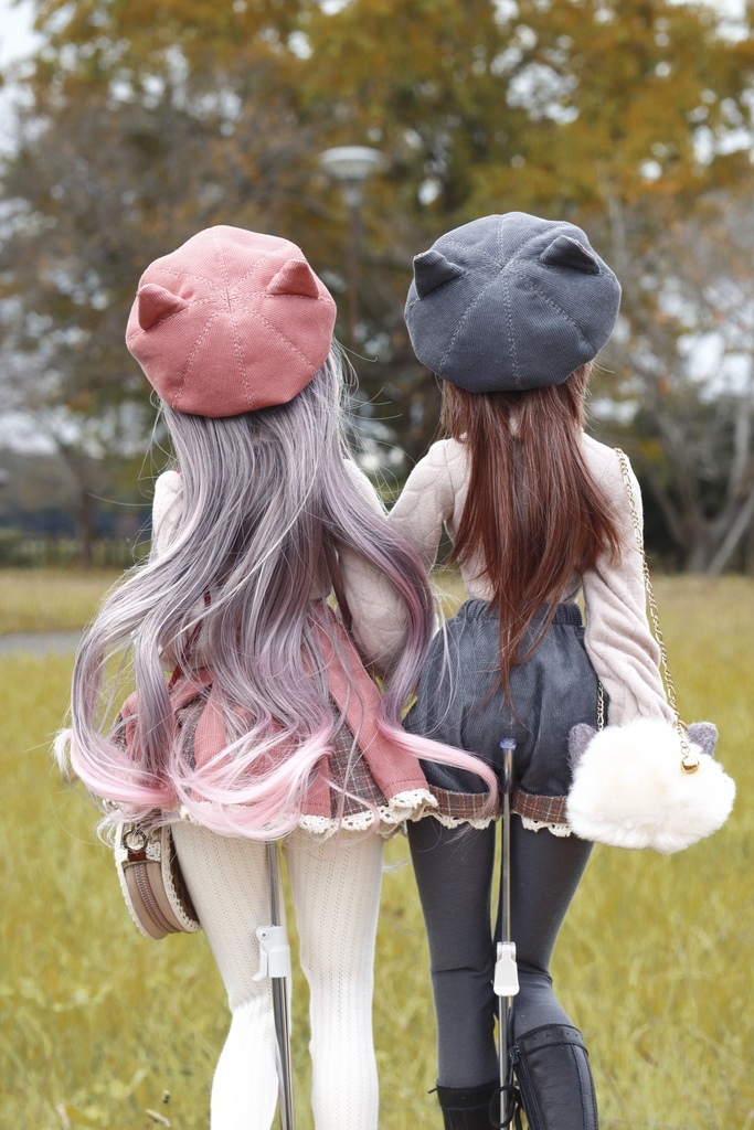 ※展示のみ※(再販不可) 【DD・DDdy等】2022AWねこみみキャスケット&トータルコーディネートセット<送料無料>